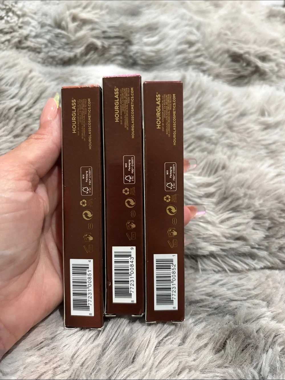 Hourglass Unreal High Shine Volumizing Gloss Trio — Ignite, Enchant, Impact
